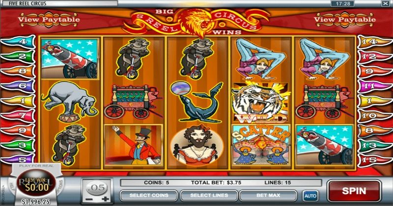 Play in 5 Reel Circus Slot Online from Rival Gaming for free now | www.togo-actualites.com